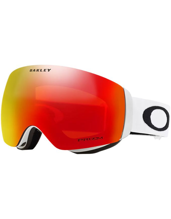 Oakley Flight Deck M Snow Goggles | Matte White - Prizm Torch Iridium