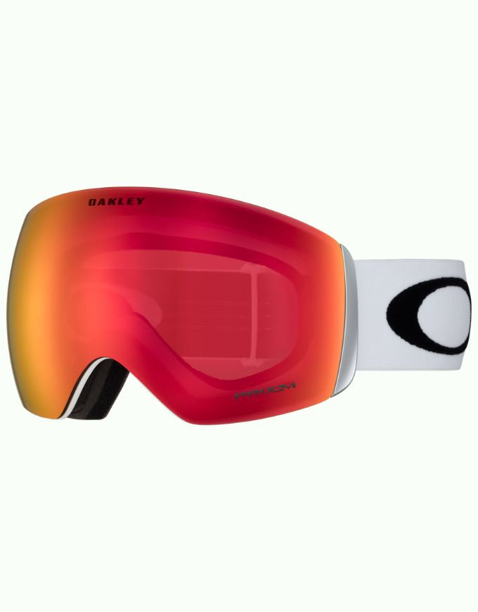 Oakley Flight Deck L Snow Goggles | Matte White - Prizm  Torch iridum