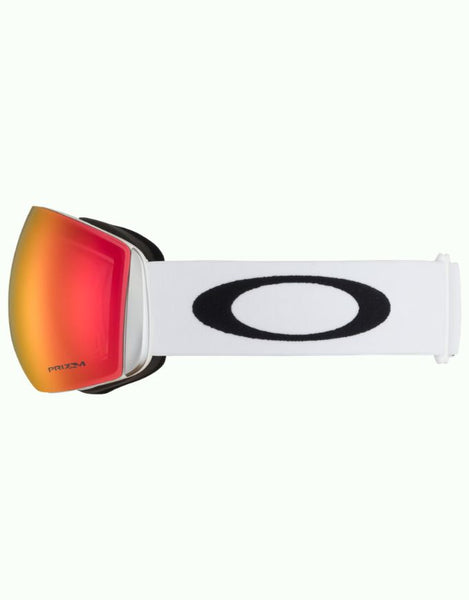 Oakley Flight Deck L Snow Goggles | Matte White - Prizm  Torch iridum