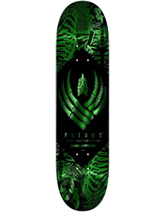 Powell Peralta Skeleton Flight Deck Green Foil | 8.13"