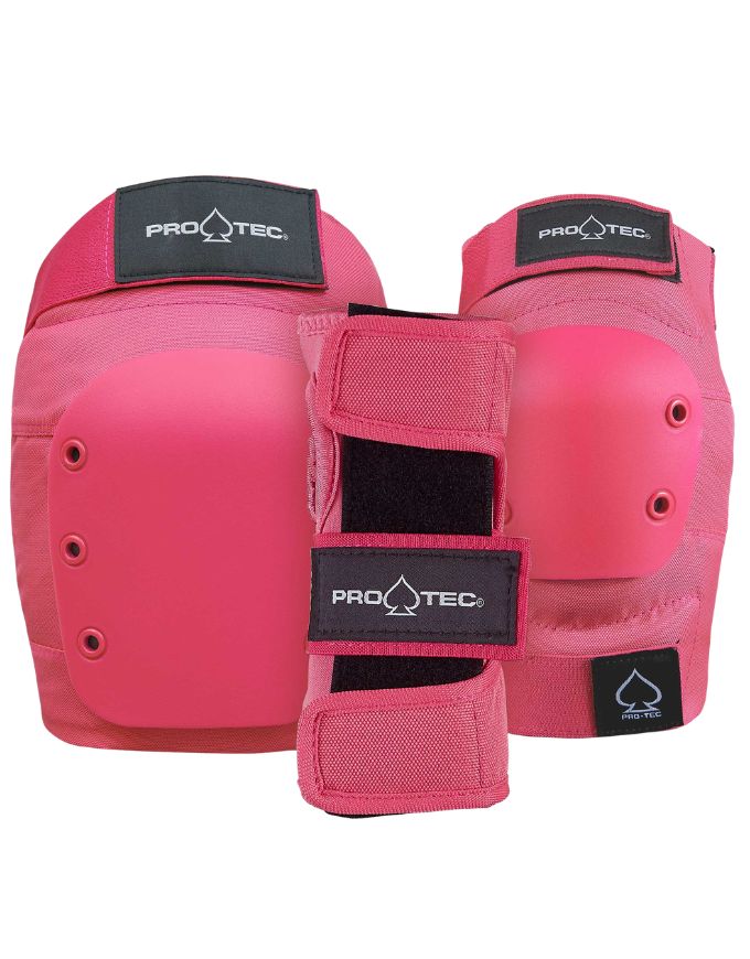 Protec Street Adult Pads 3 Pack | Pink