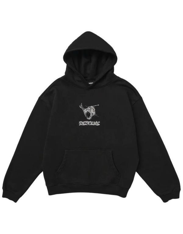 Resolve Linear Hoodie | Black