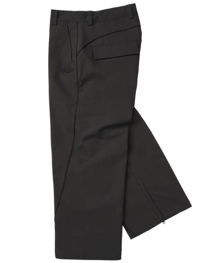 Black pants on a white background