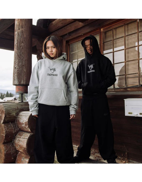 Resolve Linear Hoodie | Black