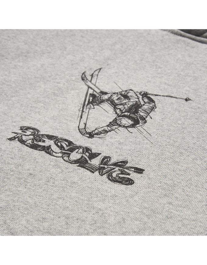 Resolve Linear Hoodie | Grey Marle