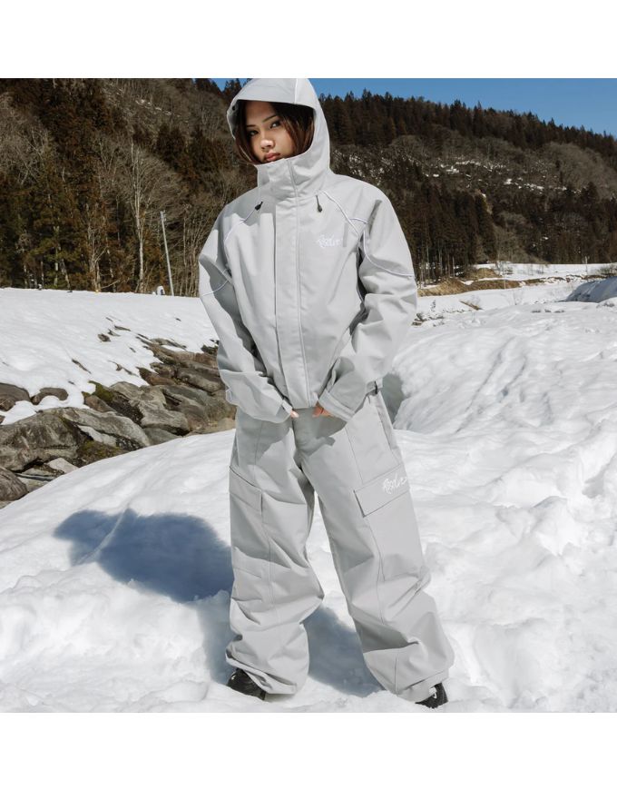 Resolve Sprinter Baggy Cargo Snowboard Pant | Grey