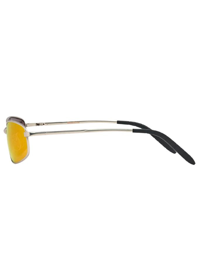 Ritual Vision Californication Sunglasses | Matte Silver/Orange Reflective
