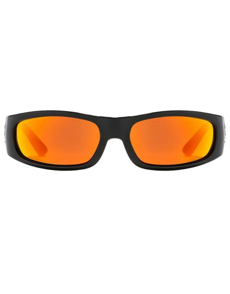 Ritual Vision Parasite Sunglasses | Black/Orange Reflective Polarised