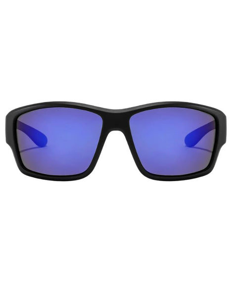 Ritual Vision The Decline Sunglasses | Matte Black/Blue Reflective Polarised
