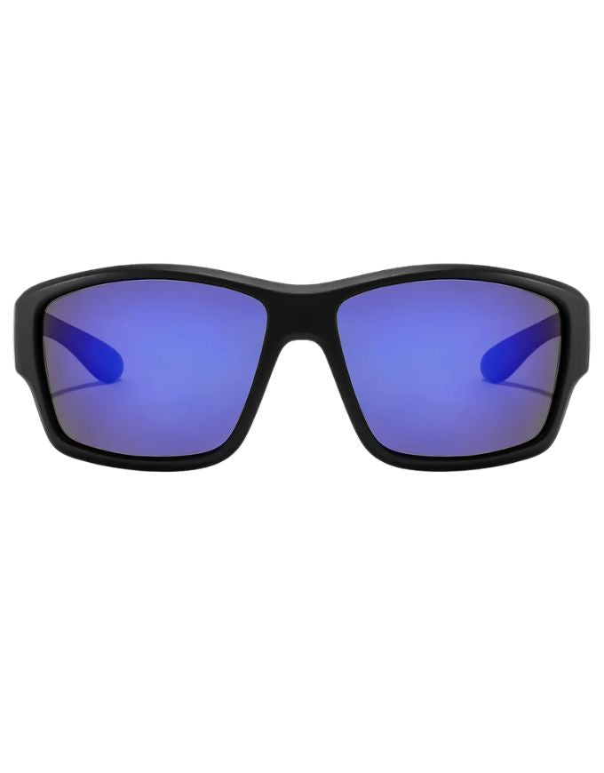 Ritual Vision The Decline Sunglasses | Matte Black/Blue Reflective Polarised