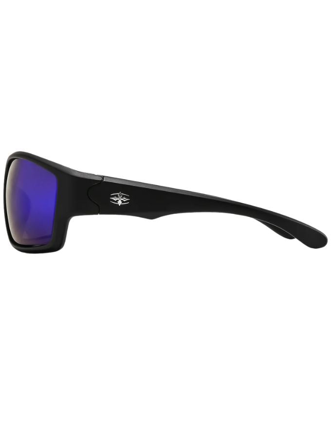 Ritual Vision The Decline Sunglasses | Matte Black/Blue Reflective Polarised