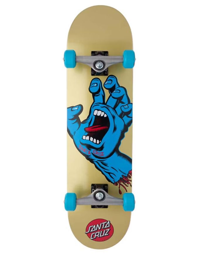 Santa Cruz Screaming Hand Complete Gold  | 8.25"