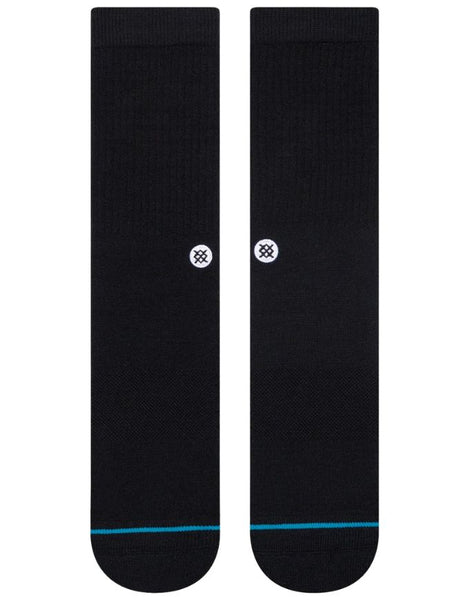 Stance Icon 3-Pack Socks | Black/Black