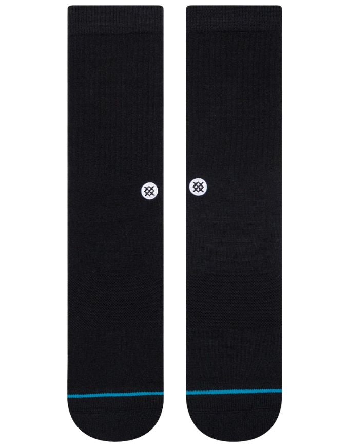 Stance Icon 3-Pack Socks | Black/Black