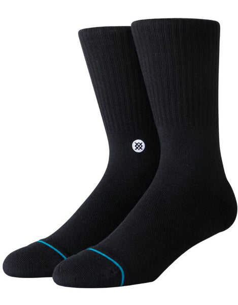 Stance Icon 3-Pack Socks | Black/Black