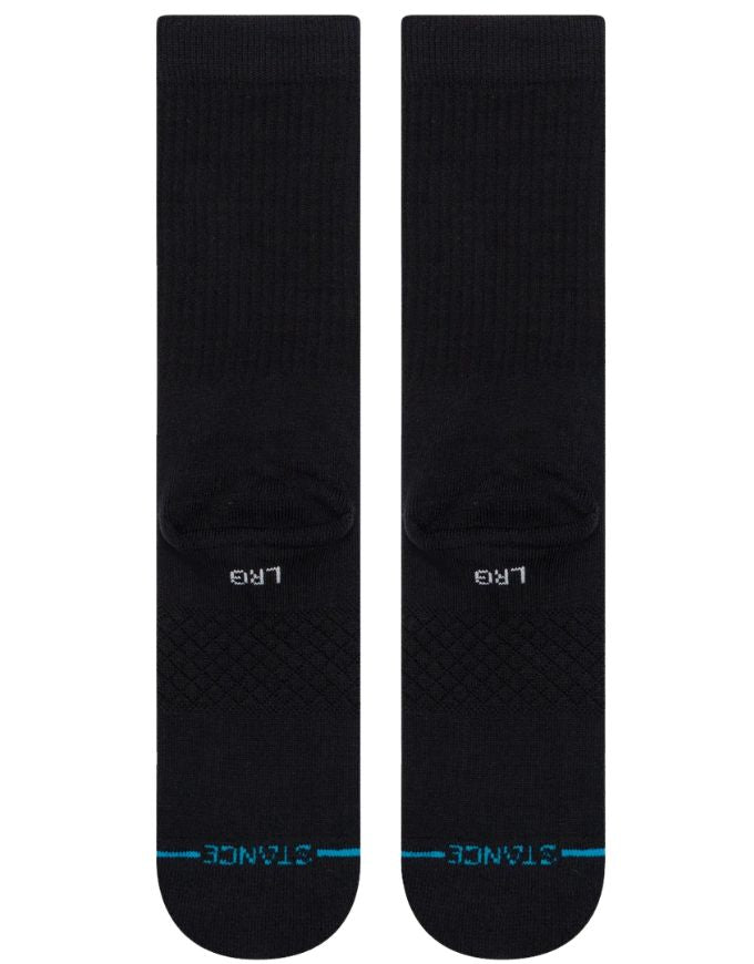 Stance Icon 3-Pack Socks | Black/Black