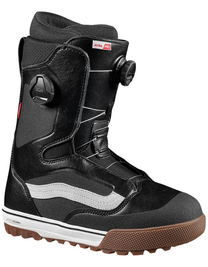 Vans Aura Pro Snowboard Boot 2026 | Black/White