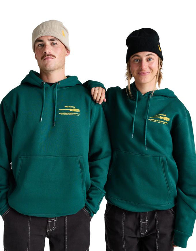Yuki Threads Maintenance Dept Hoodie 2026 | Rain Forest