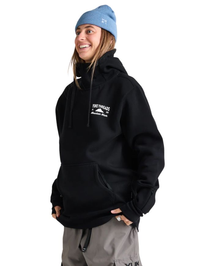 Yuki Threads Loop Shred Hoodie 2026 | Black