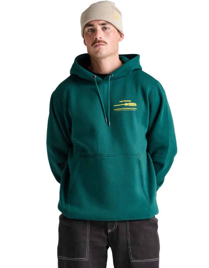 Yuki Threads Maintenance Dept Hoodie 2026 | Rain Forest