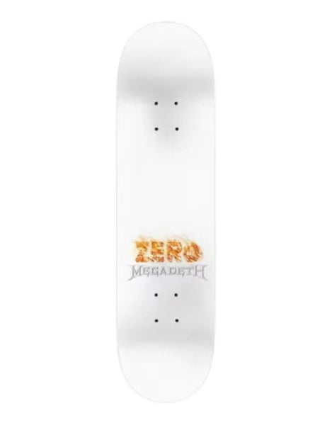 Zero Megadeth X Zero Deck | White 8.25"