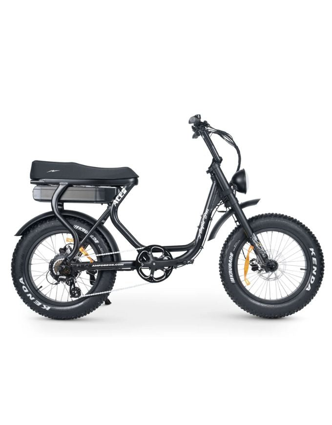 Amp'd Bros Ace S Plus Electric Bike | Black