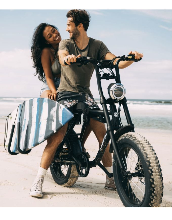Amp'd Bros Ace X Plus Electric Bike | Matte Black