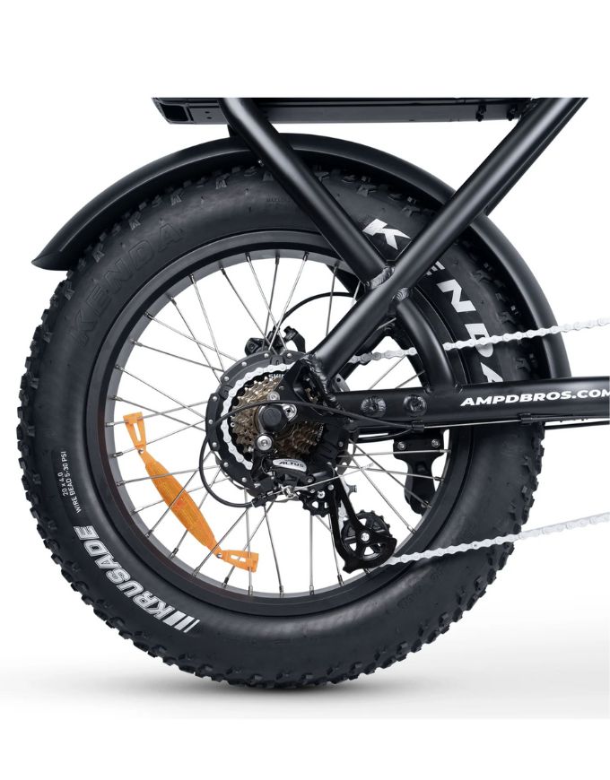 Amp'd Bros Ace X Plus Electric Bike | Matte Black