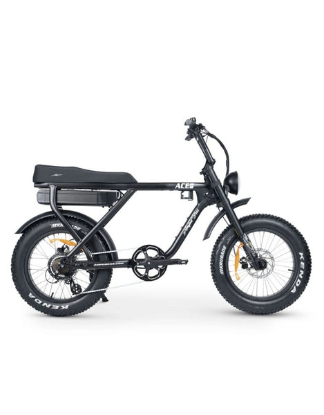 Amp'd Bros Ace X Plus Electric Bike | Matte Black