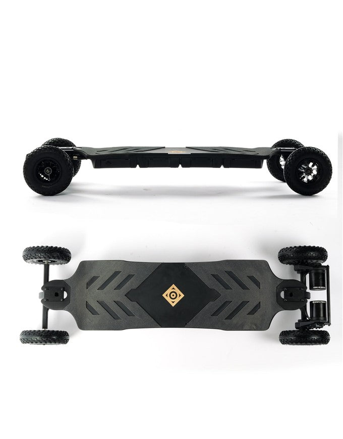 Onsra Black Carve 4 Electric Skateboard | Gear Drive - AT