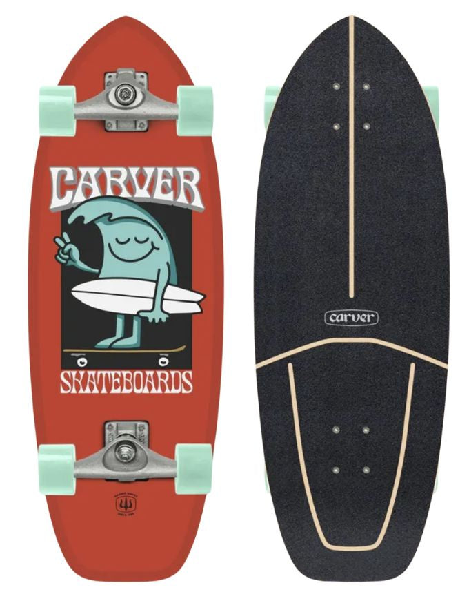 Carver Wavy Davy C5 Surf Skateboard  | 28"