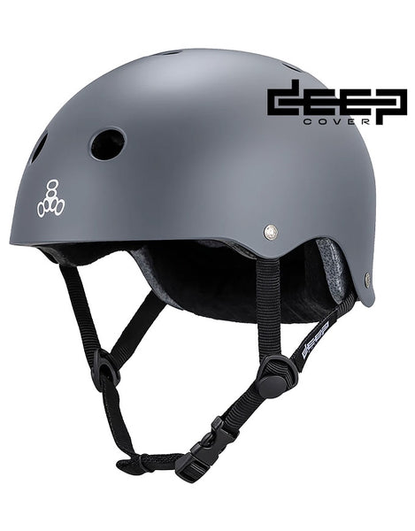 Triple 8 Deep Cover Certified Helmet | Matte Grey