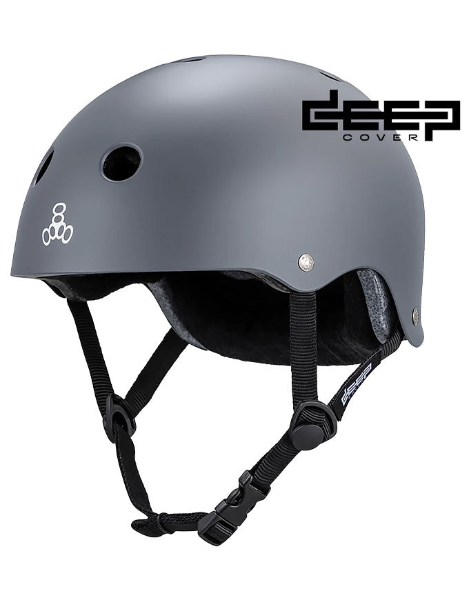 Triple 8 Deep Cover Certified Helmet | Matte Grey