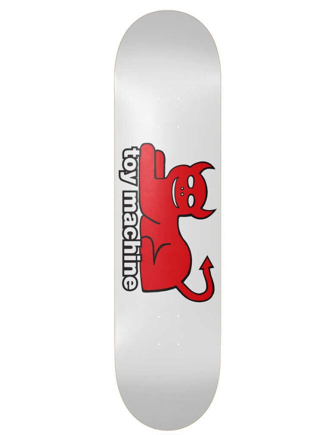 Toy Machine Devil Cat Deck White | 8.75"