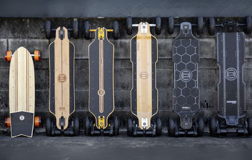 Evolve electric skateboard lifestyle image