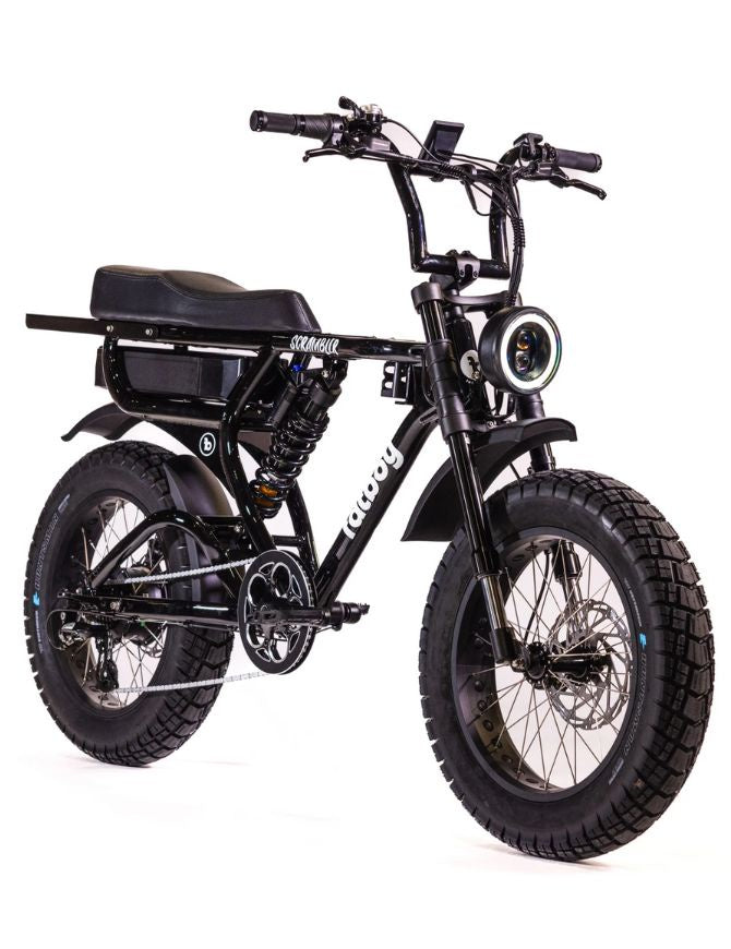 Fatboy Scrambler V2 Electric Bike | Gloss Black