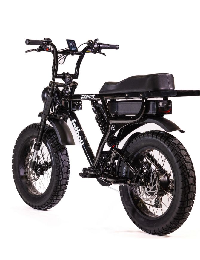 Fatboy Scrambler V2 Electric Bike | Gloss Black