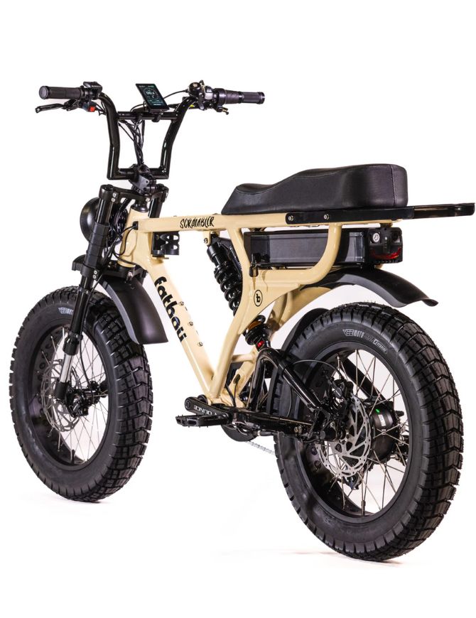 Fatboy Scrambler V2 Electric Bike | Desert Sand