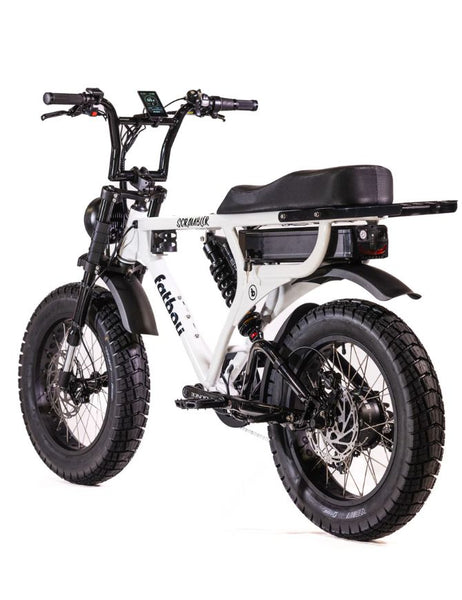 Fatboy Scrambler V2 Electric Bike | White Noise