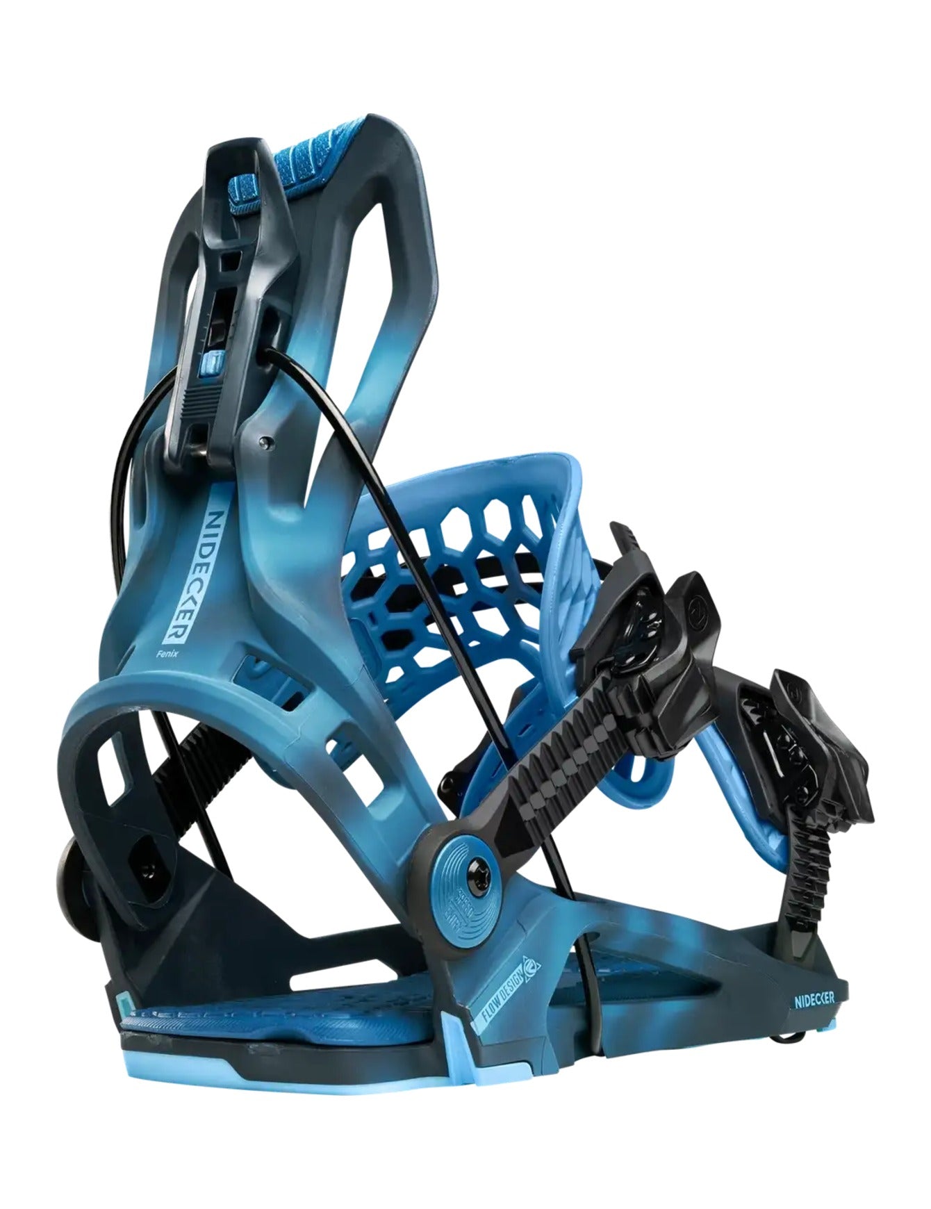 Flow Fenix Womens Snowboard Binding 2027 Cyber Blue side view