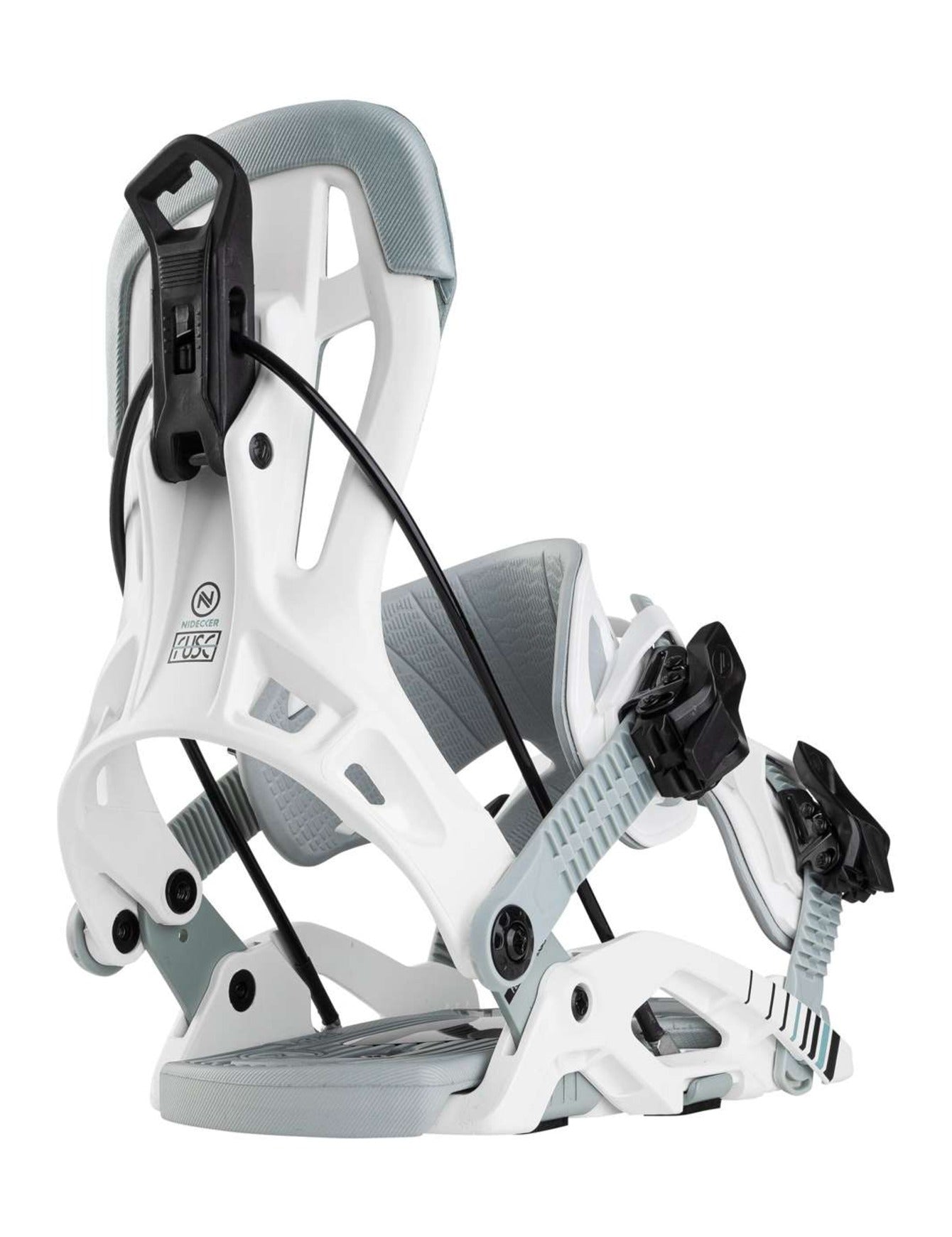 Flow Fuse Snowboard Binding 2027 White side view
