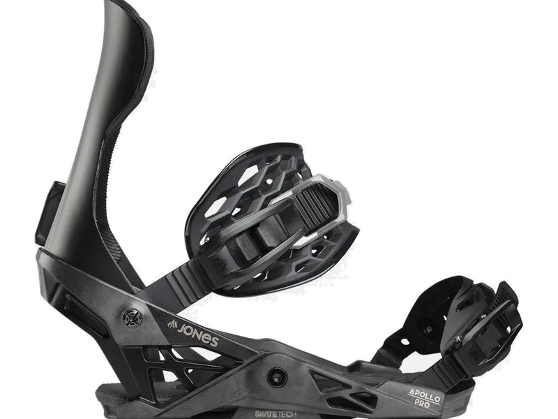 Jones Apollo Pro Snowboard Binding 2027 Stealth Black profile