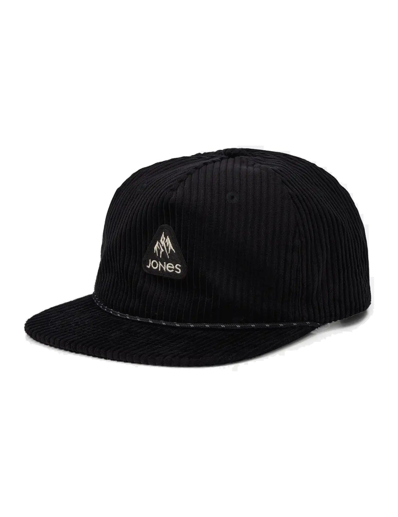 Jones Fresh Corduroy Organic Cotton Cap Stealth Black