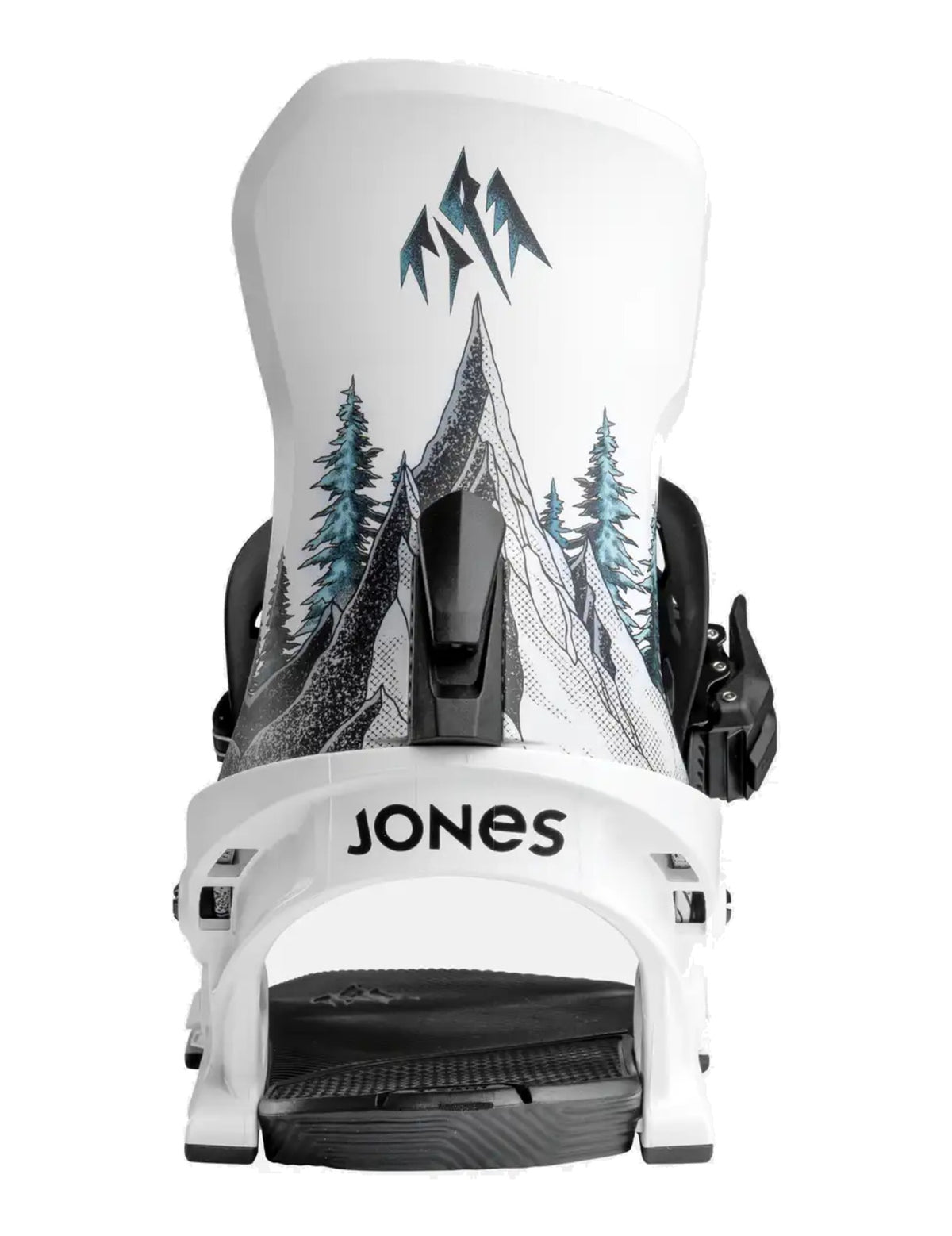 Jones Meteorite Snowboard Binding 2027 Rallycat White back