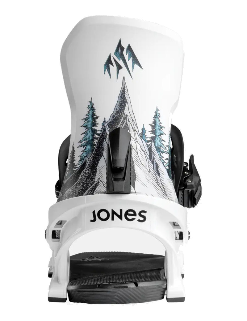 Jones Meteorite Snowboard Binding 2027 Rallycat White back