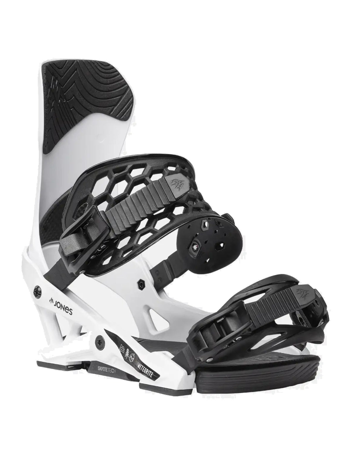 Jones Meteorite Snowboard Binding 2027 Snow White back