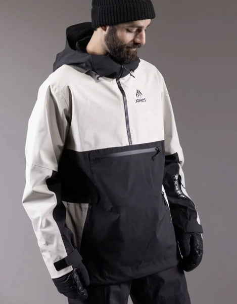 Jones Mtn Surf Men's Anorak Jacket 2025 | Smoke Grey
