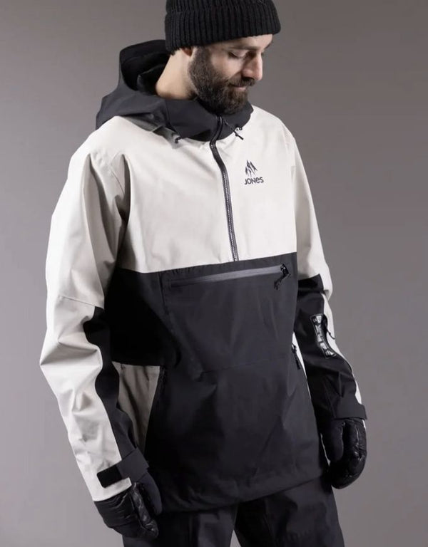 Jones Mtn Surf Men's Anorak Jacket 2025 | Smoke Grey