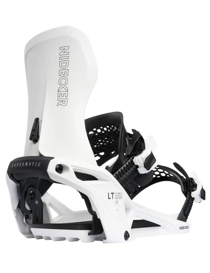 Nidecker LT Supermatic Snowboard Binding 2026 | White