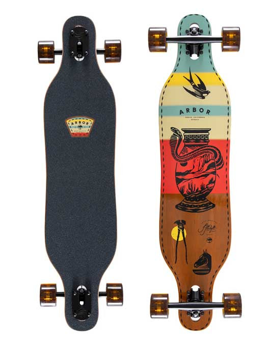 Arbor Artist Axis Jess Mudgett Longboard | 37"